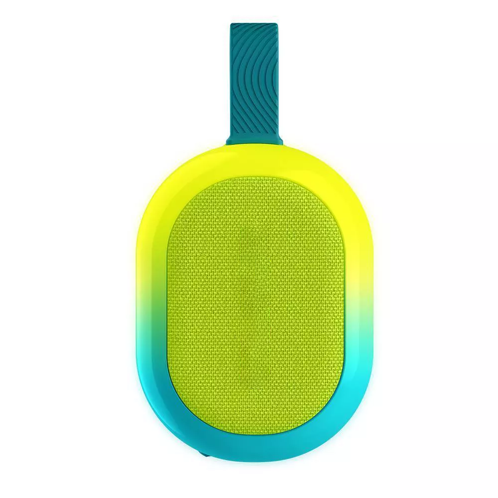 Ultra-Compact Portable Bluetooth Speaker With RGB Lights And Multi-Unit Sync