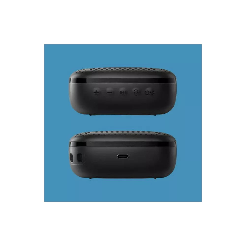 Compact IPX7 Waterproof Bluetooth Speaker With Beat-Synced LED Lighting